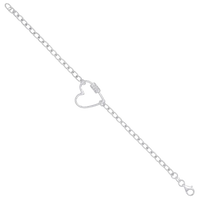 Bracelet Coeur Riviera unisex