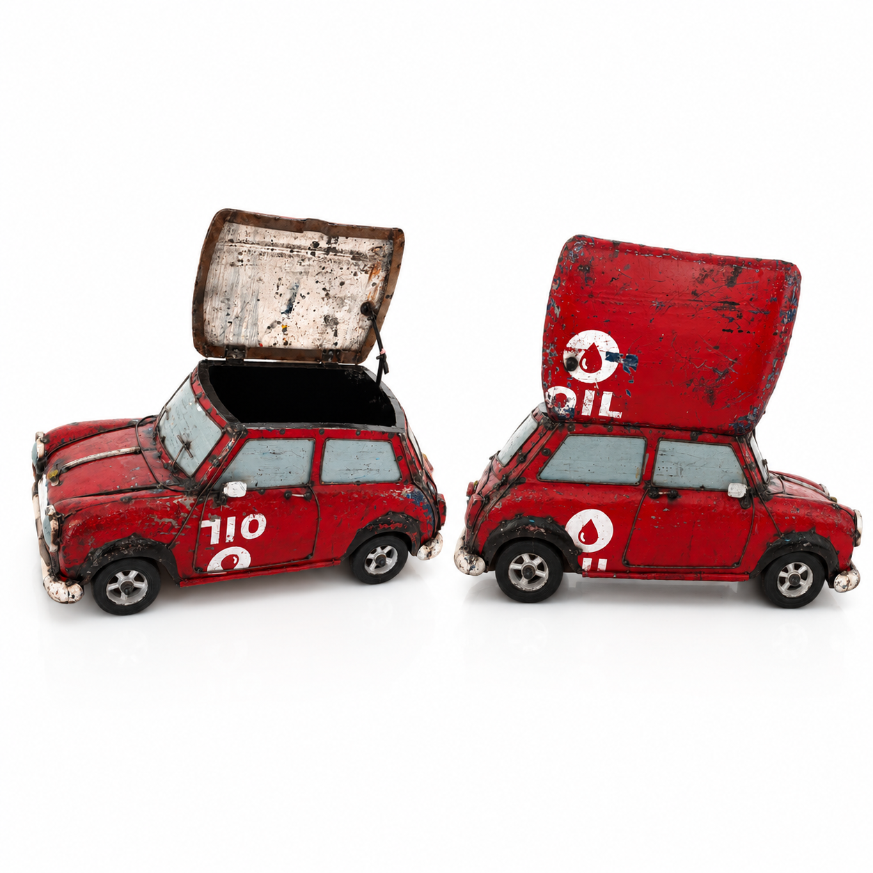 Mini Cooper Vintage en Métal Recyclé – Coffre de Rangement Artisanale par Aaron Jackson
Éditeur de texte enrichi
