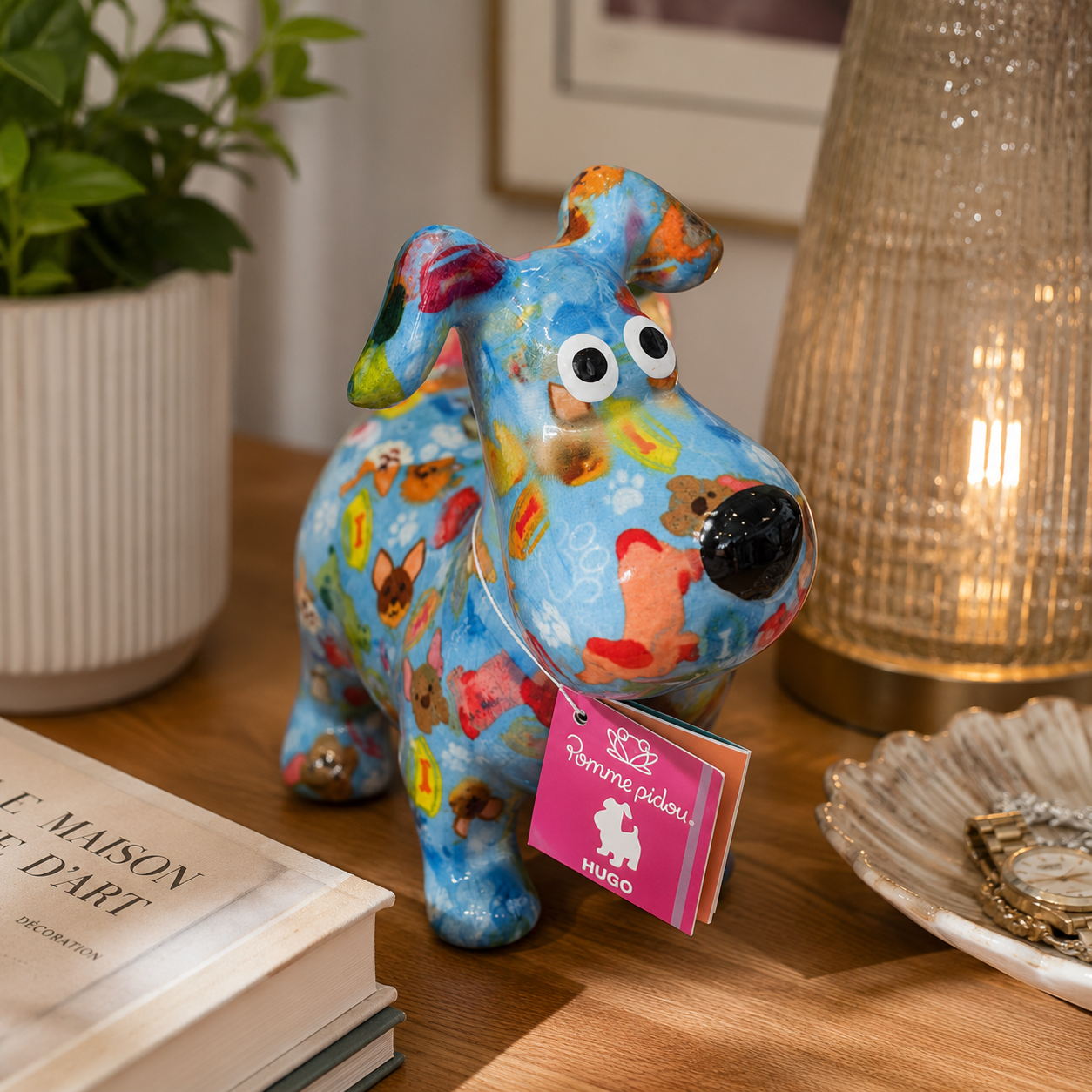 Tirelire Chien en Céramique Premium Pomme Pidou ® lifestyle