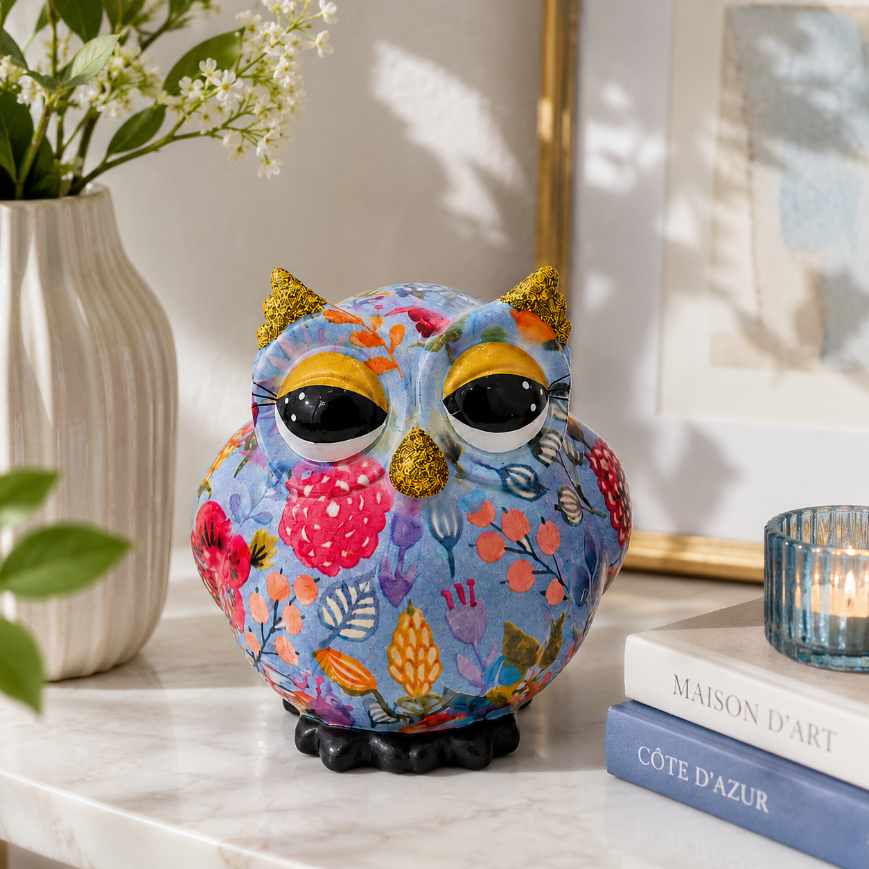 Tirelire Hibou en Céramique Premium Pomme Pidou lifestyle

