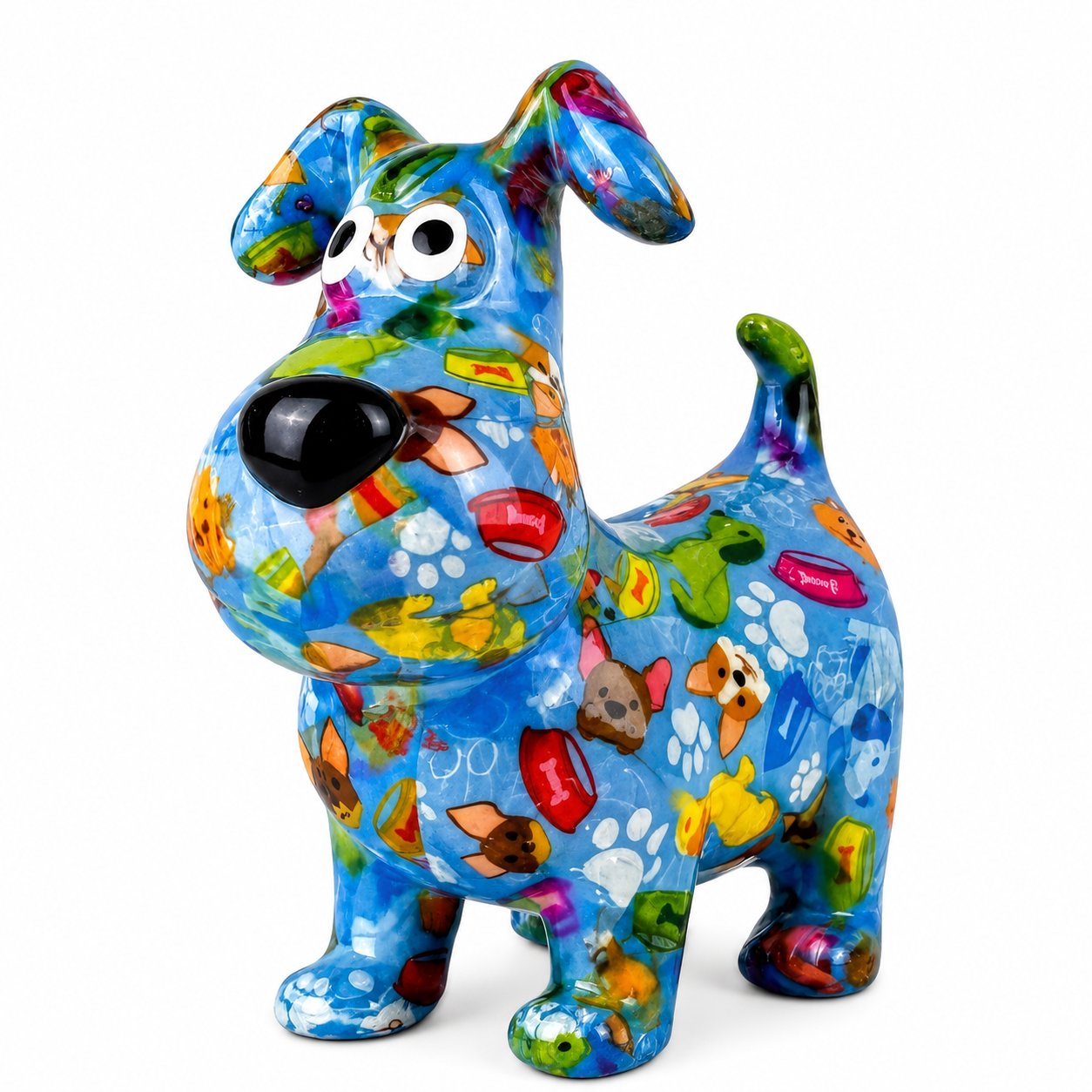 Pomme Pidou Hugo – Tirelire Chien en Céramique Premium